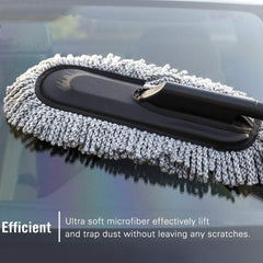 4749 Car Duster Long Retractablesoftnon-sliphandle Multipurpose Microfiber Wash Brush Vehicle Interior And Exterior Cleaning Kit With For Car Boats Or Home