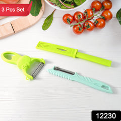 Kitchen Vegetable Peelers (3 Pc Set)