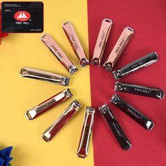 Stainless Steel Cute Nail Clipper With Nail Catcher Nail File (12 Pcs Set  Mix Design)