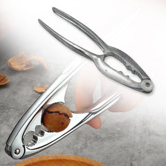 9357 Small Walnut Cracker Luxury Die Cast Stainless Alloy Nut Cutter Walnut Clamp Plier Portable Smart Walnut Akhrot Household Open Core Pliers For All Nuts